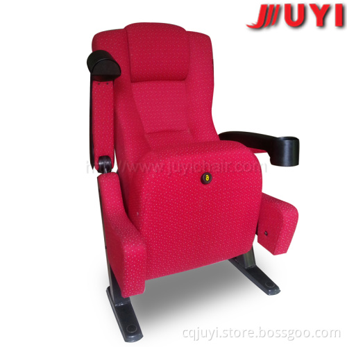 JUYI Cinema Chair Factory Price Red Cup Holder cinema chairs for sale